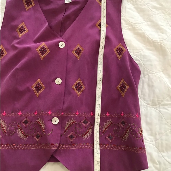 August Max Woman Vest & Split Culottes Skirt Size 16 &. 18 - Picture 5 of 10